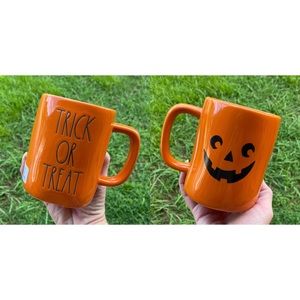 Rae Dunn Trick or Treat 2 Sided Halloween Mug